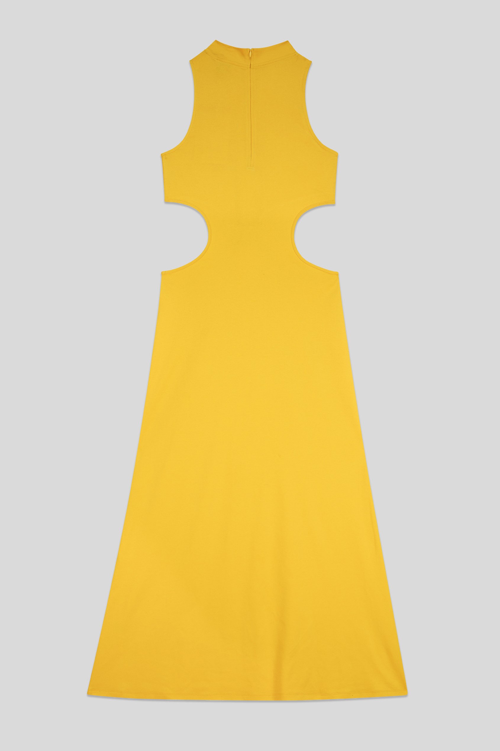 Sequin Embroidered Cut Out Waist Maxi Dress