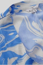 Fluid Print Wrap Dress