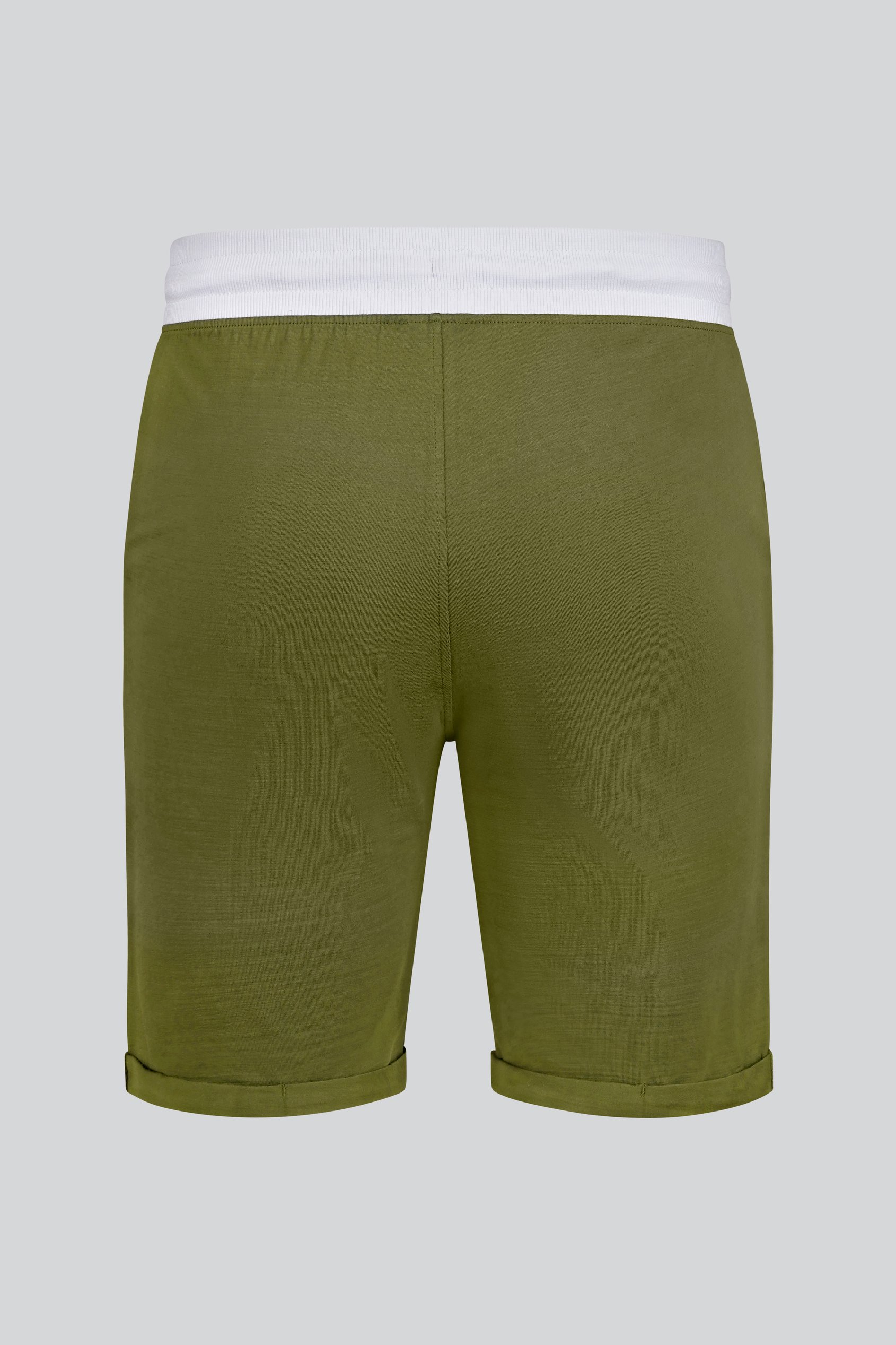 Contrast Waistband Regular Fit Shorts