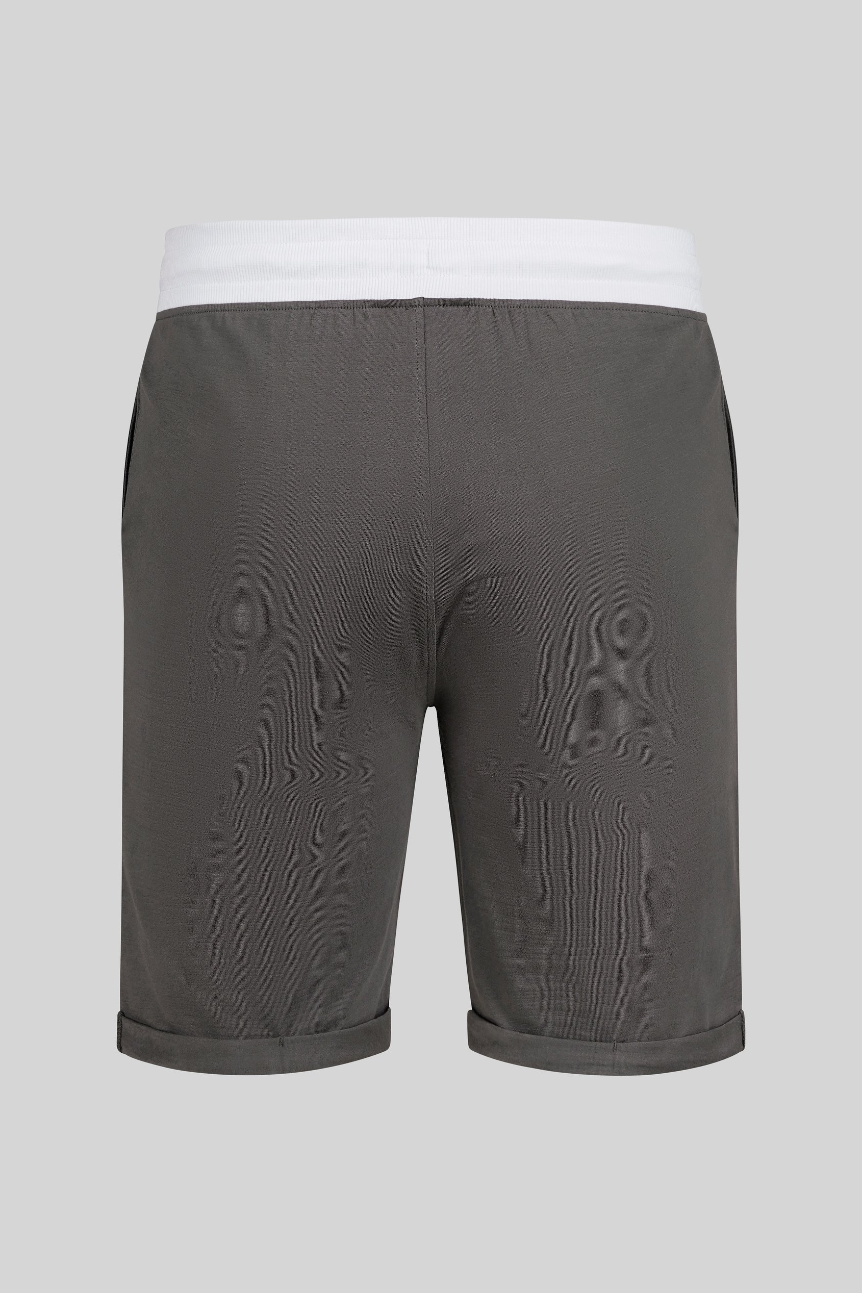 Contrast Waistband Regular Fit Shorts