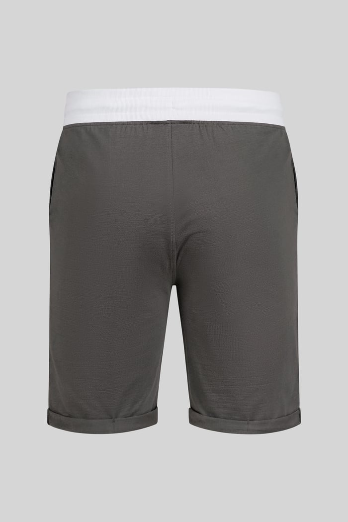 Contrast Waistband Regular Fit Shorts