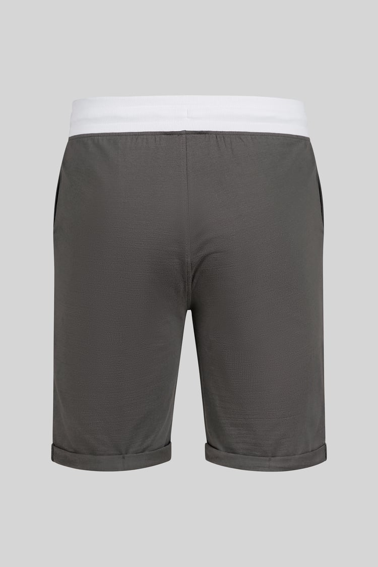 Contrast Waistband Regular Fit Shorts
