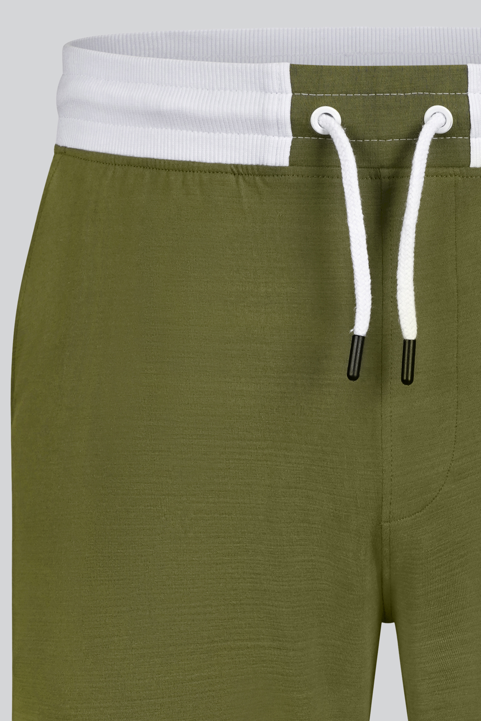 Contrast Waistband Regular Fit Shorts