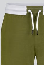 Contrast Waistband Regular Fit Shorts