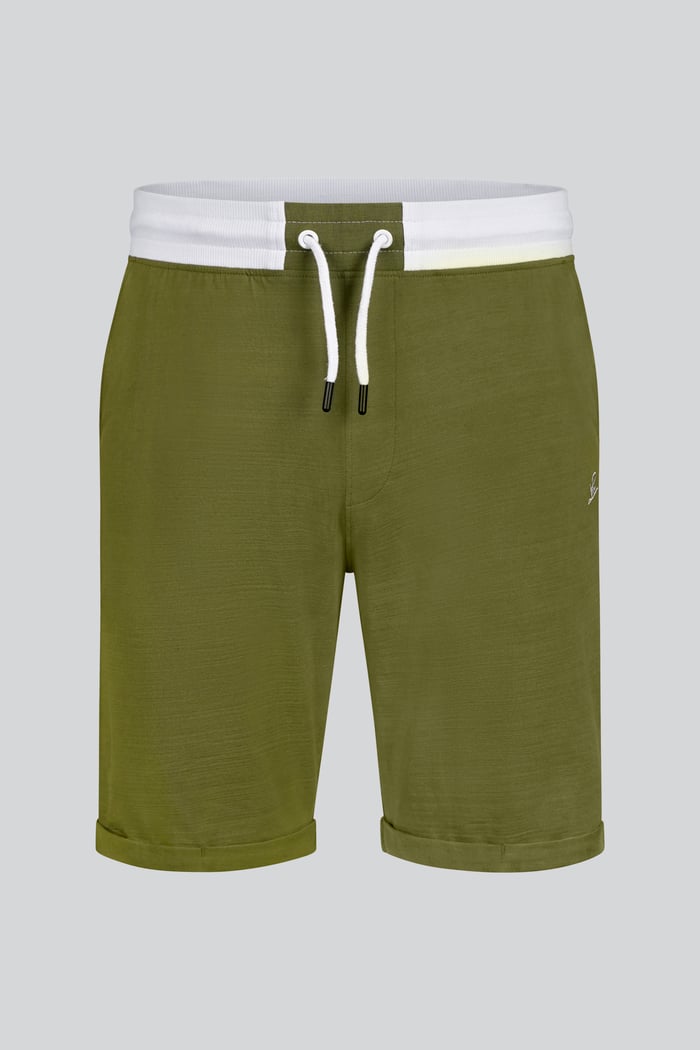 Contrast Waistband Regular Fit Shorts