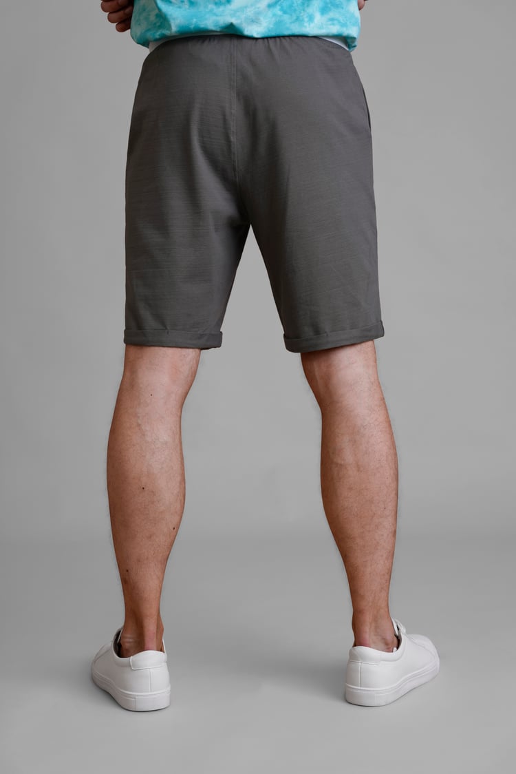 Contrast Waistband Regular Fit Shorts