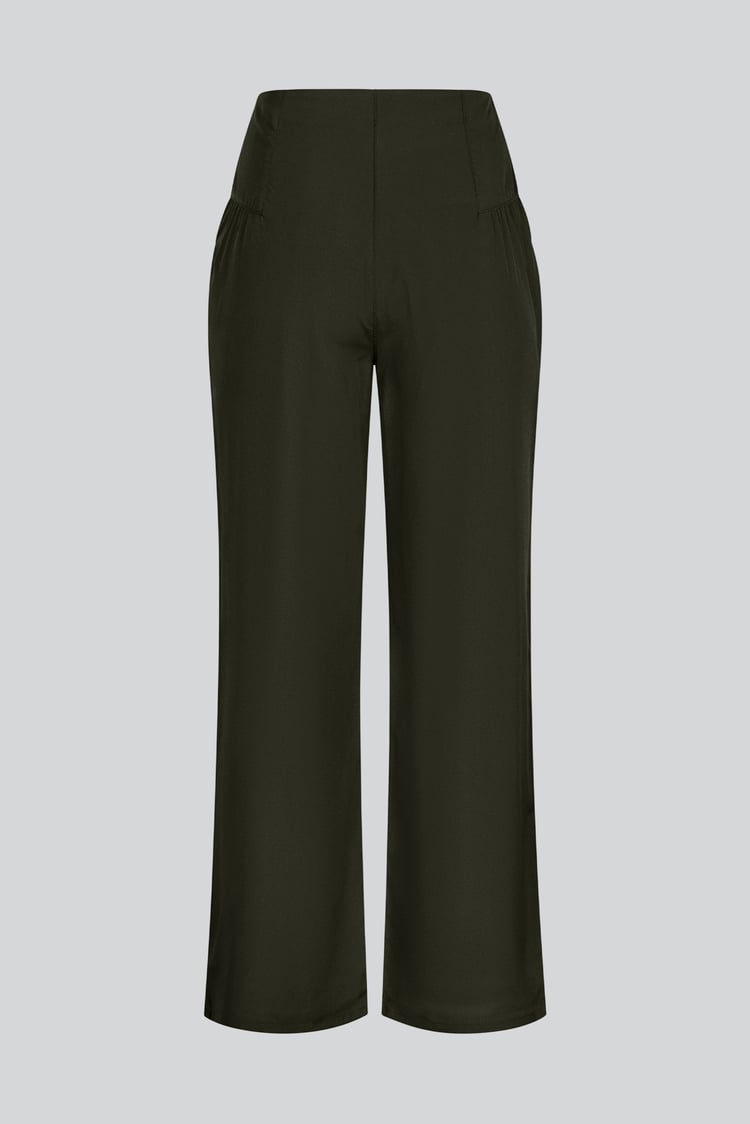 High-Waisted  Stright Leg Trousers