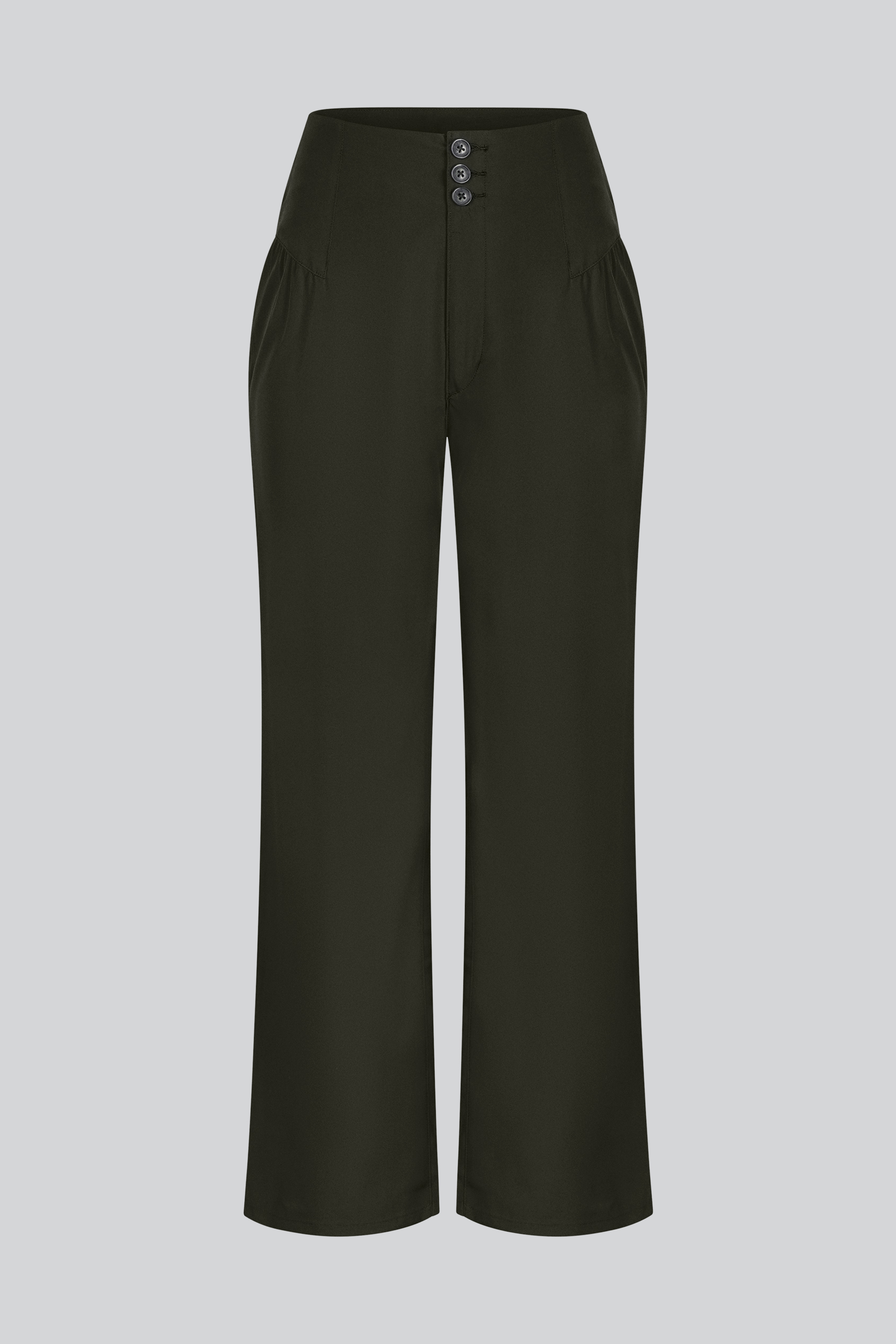 High-Waisted  Stright Leg Trousers
