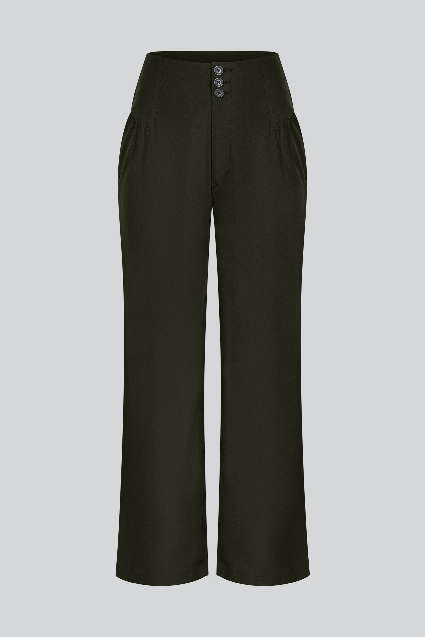 High-Waisted  Stright Leg Trousers