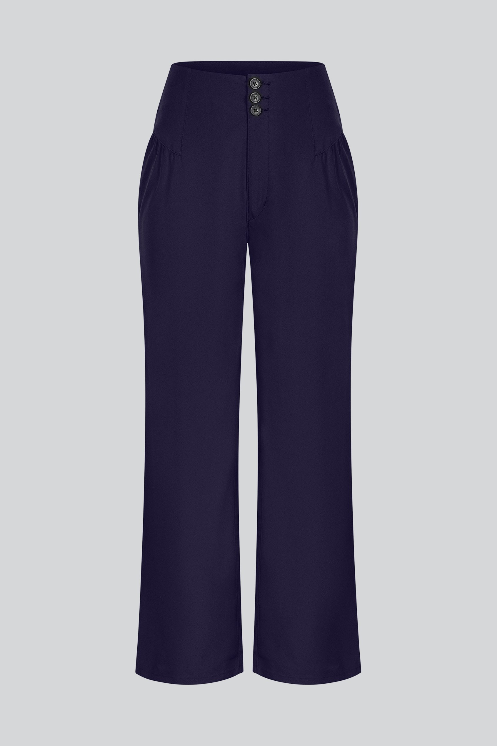 High-Waisted  Stright Leg Trousers