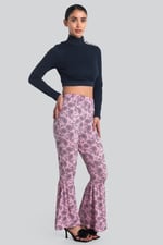 Paisley Printed Flared Sharara Pant