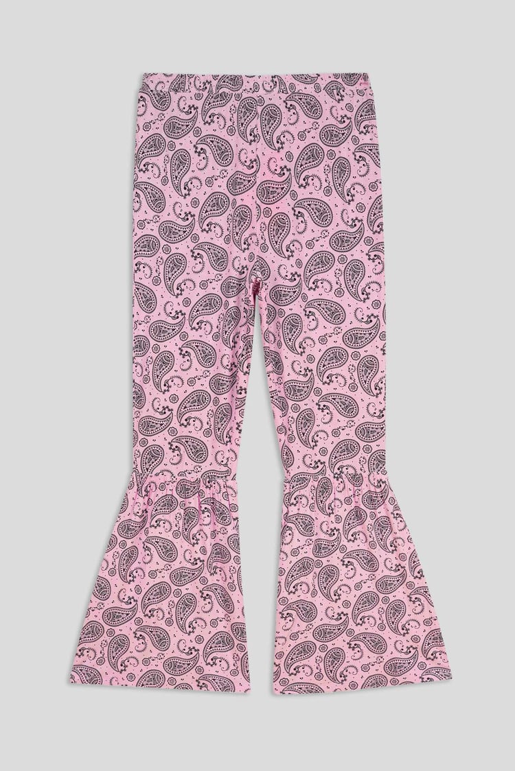 Paisley Printed Flared Sharara Pant