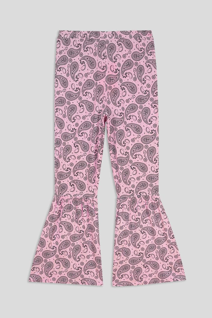 Paisley Printed Flared Sharara Pant