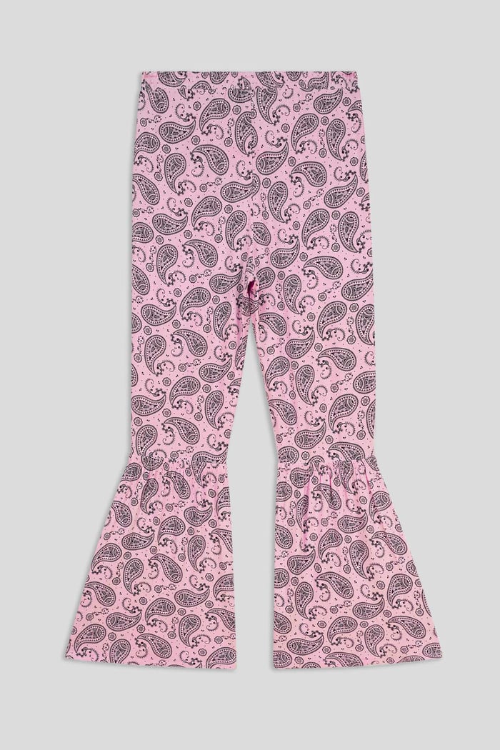 Paisley Printed Flared Sharara Pant