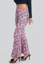 Paisley Printed Flared Sharara Pant
