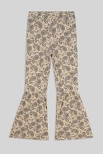 Paisley Printed Flared Sharara Pant