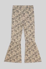 Paisley Printed Flared Sharara Pant