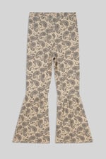 Paisley Printed Flared Sharara Pant