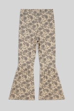 Paisley Printed Flared Sharara Pant