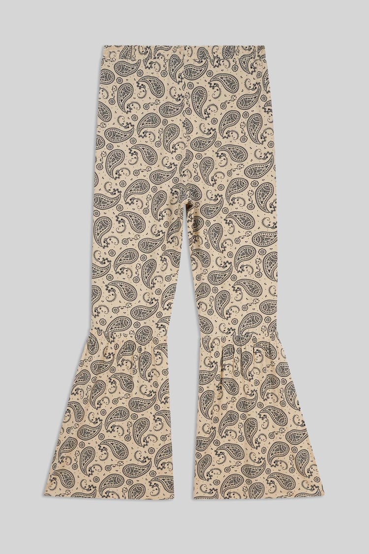 Paisley Printed Flared Sharara Pant