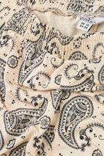 Paisley Printed Flared Sharara Pant