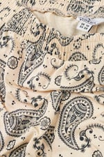 Paisley Printed Flared Sharara Pant