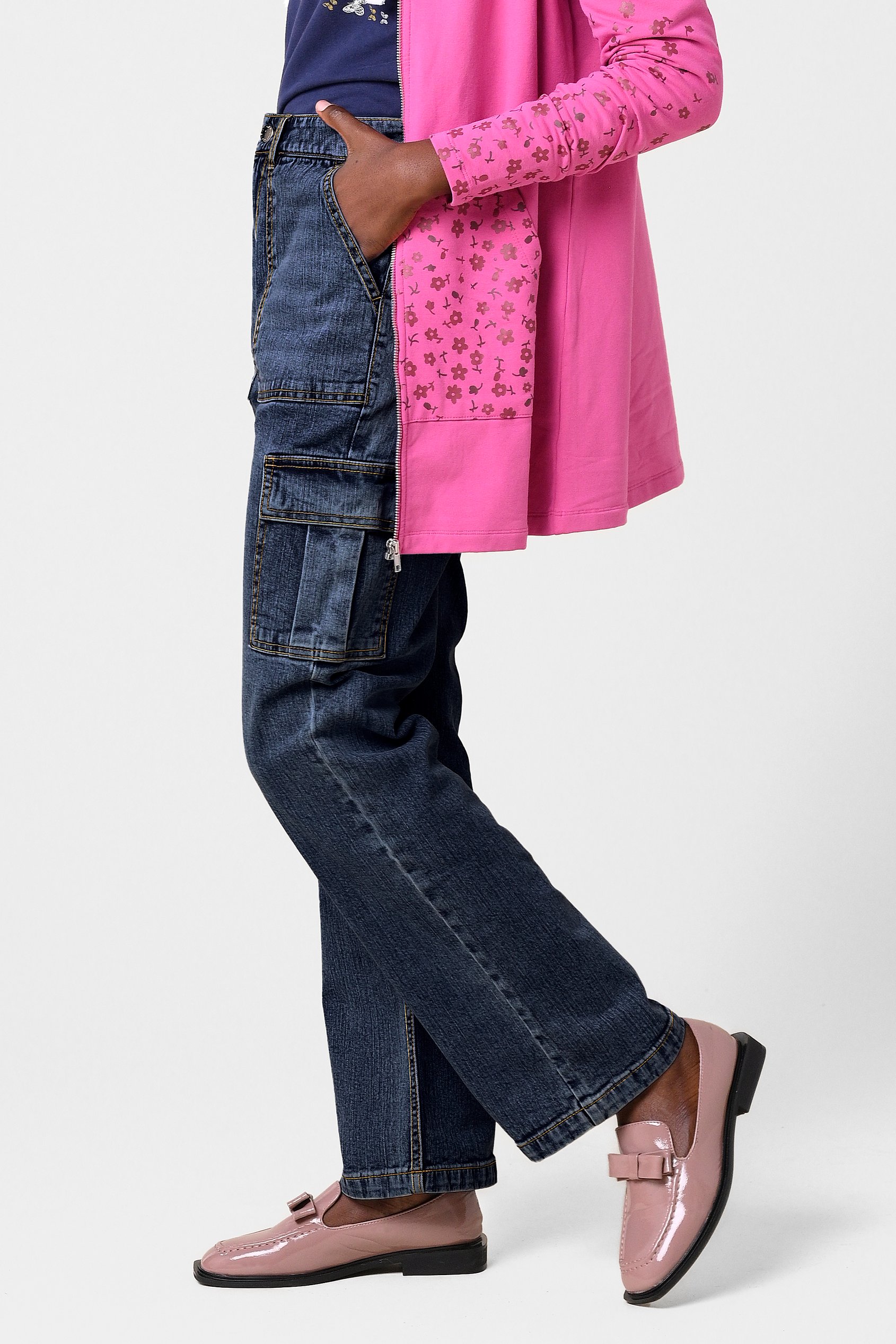 Vintage Straight Leg Cargo Jeans