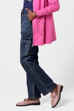 Vintage Straight Leg Cargo Jeans