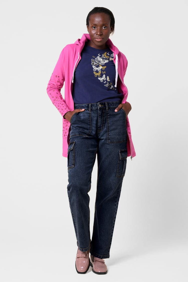 Vintage Straight Leg Cargo Jeans