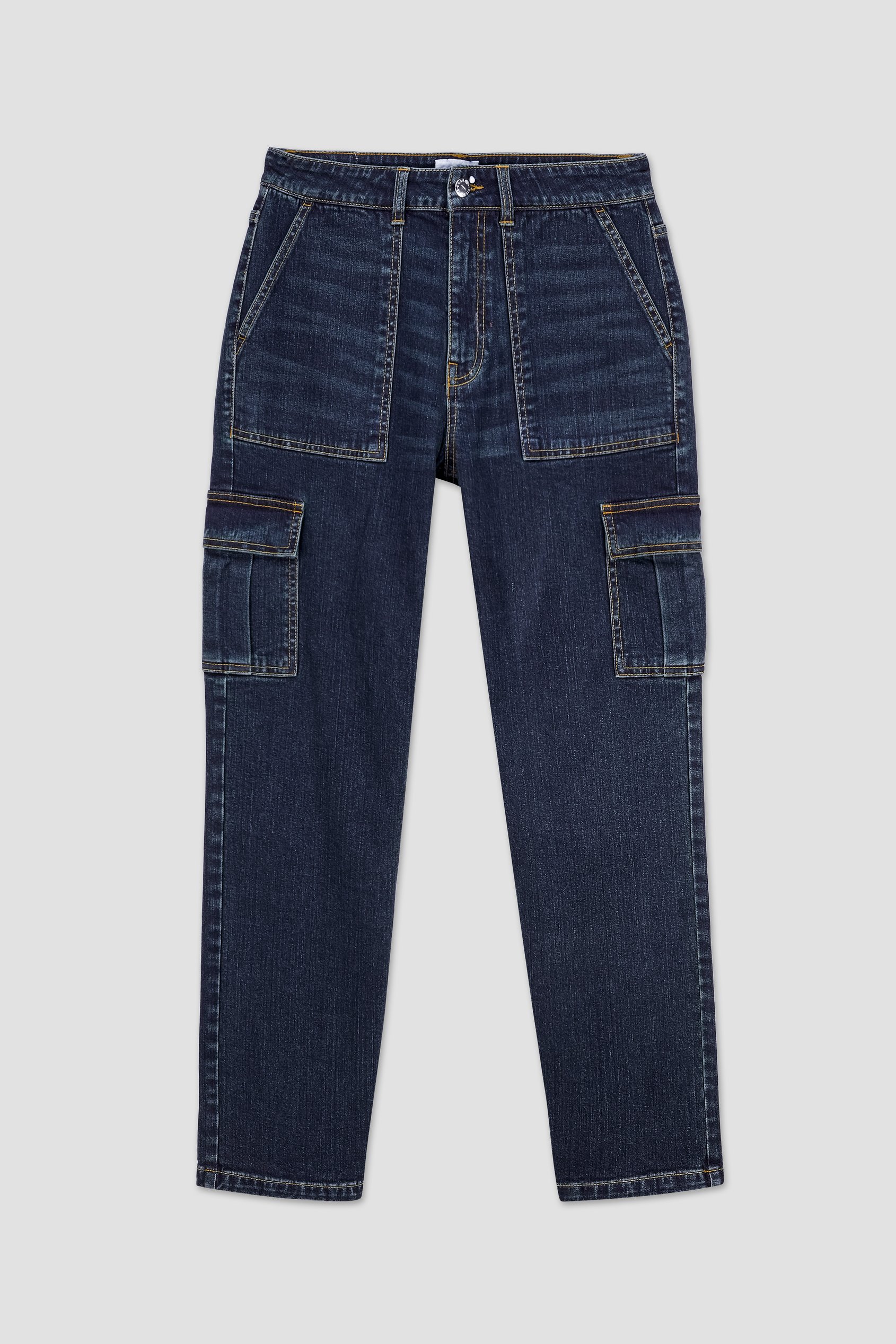 Vintage Straight Leg Cargo Jeans