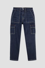 Vintage Straight Leg Cargo Jeans