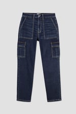 Vintage Straight Leg Cargo Jeans