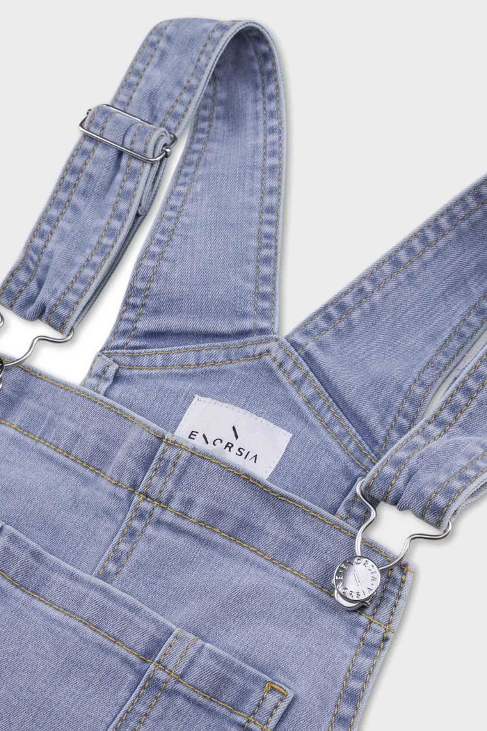 Womens Denim Short Dungaree