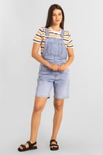 Womens Denim Short Dungaree