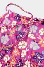 Smocked Waist Floral Printed Playsuit