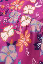 Smocked Waist Floral Printed Playsuit