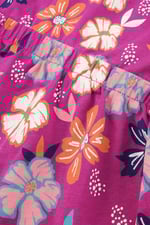 Smocked Waist Floral Printed Playsuit