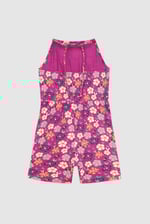 Smocked Waist Floral Printed Playsuit