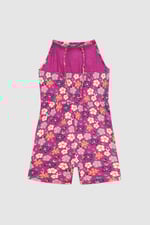 Smocked Waist Floral Printed Playsuit