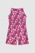 Smocked Waist Floral Printed Playsuit