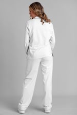 100% Cotton Solid Long Sleeve Shirt and Trouser Set