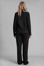 100% Cotton Solid Long Sleeve Shirt and Trouser Set