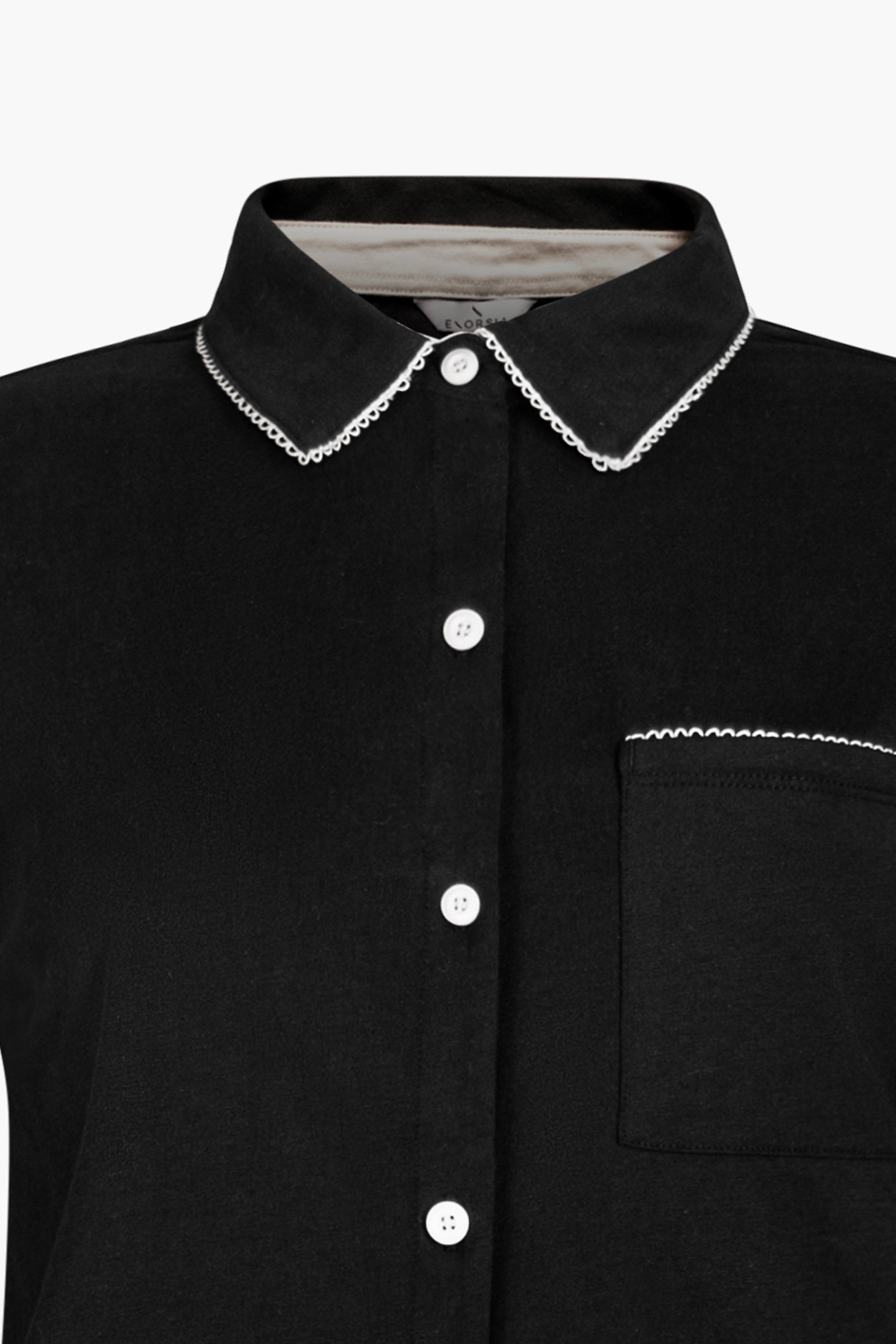 100% Cotton Solid Long Sleeve Shirt and Trouser Set