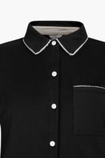 100% Cotton Solid Long Sleeve Shirt and Trouser Set