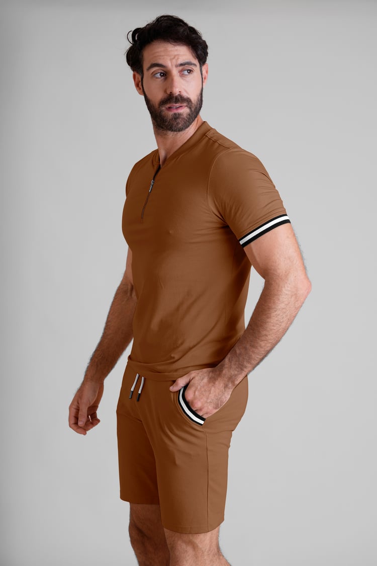 Men's Jersey T-Shirt & Shorts Lounge Set