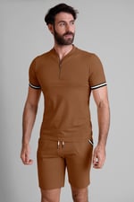 Men's Jersey T-Shirt & Shorts Lounge Set