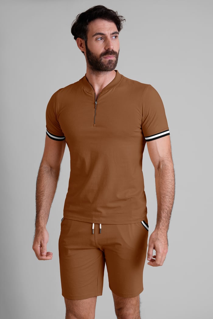 Men's Jersey T-Shirt & Shorts Lounge Set