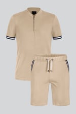 Men's Jersey T-Shirt & Shorts Lounge Set
