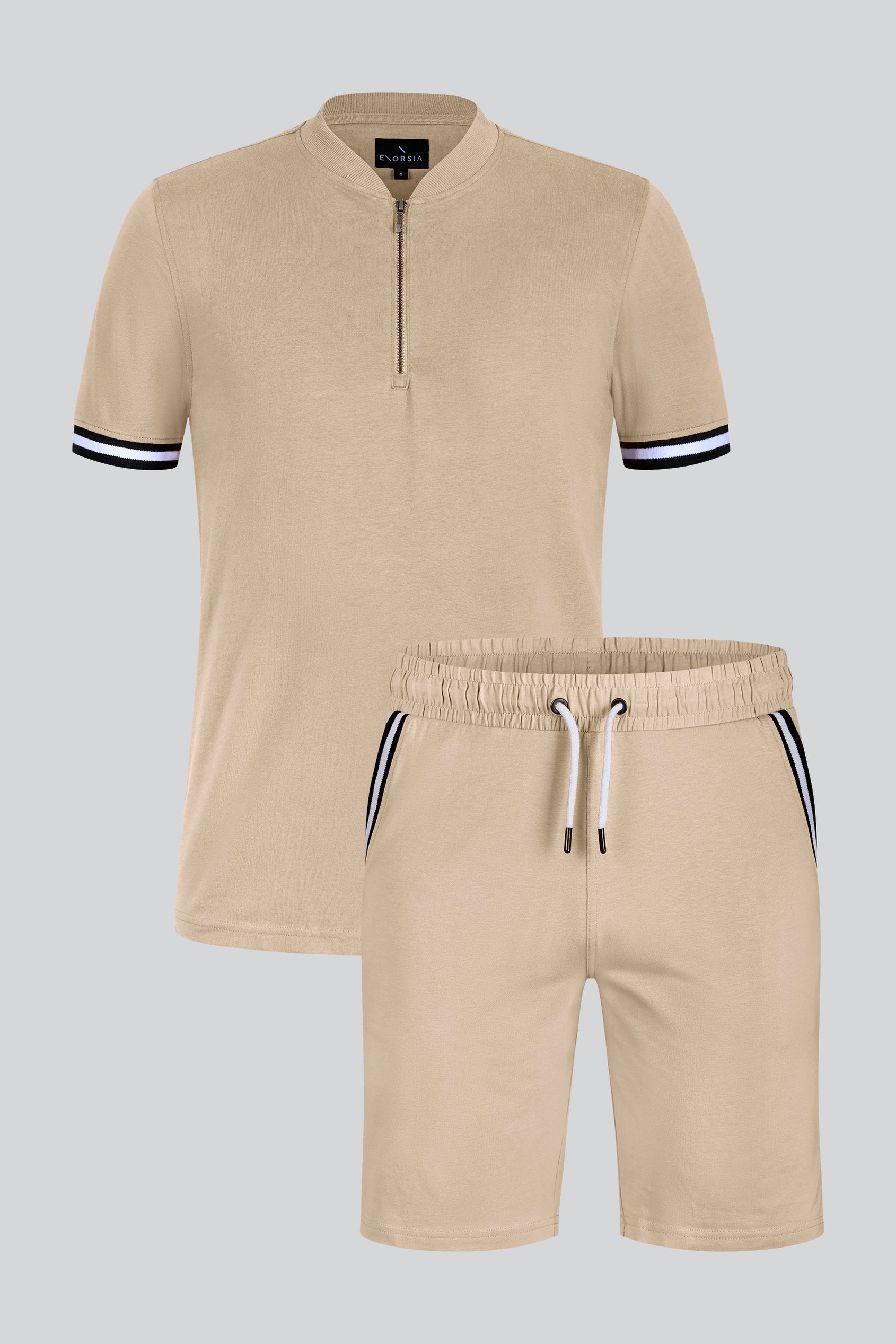 Men's Jersey T-Shirt & Shorts Lounge Set