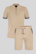 Men's Jersey T-Shirt & Shorts Lounge Set